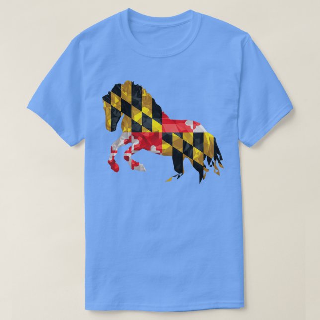 T-shirt Le cheval du Maryland (Design devant)