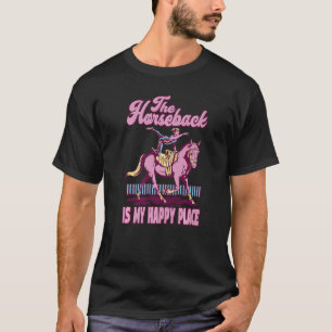 T-shirt Le Cheval Est Mon Joyeux Lieu Vaulting Chevaux