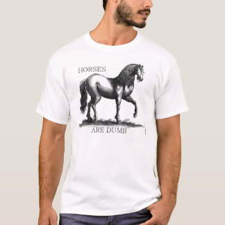 T-shirt Le cheval sont muet