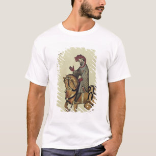 T-shirt Le chevalier, détail de télécopie de
