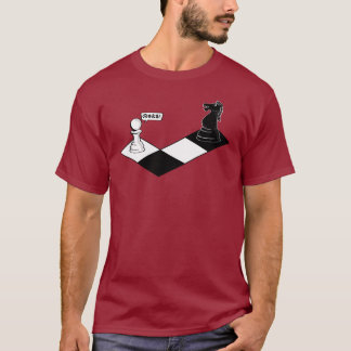T-shirt Le chevalier prend le gage