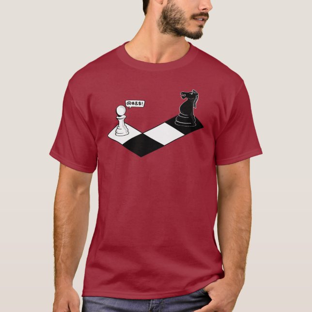 T-shirt Le chevalier prend le gage (Devant)