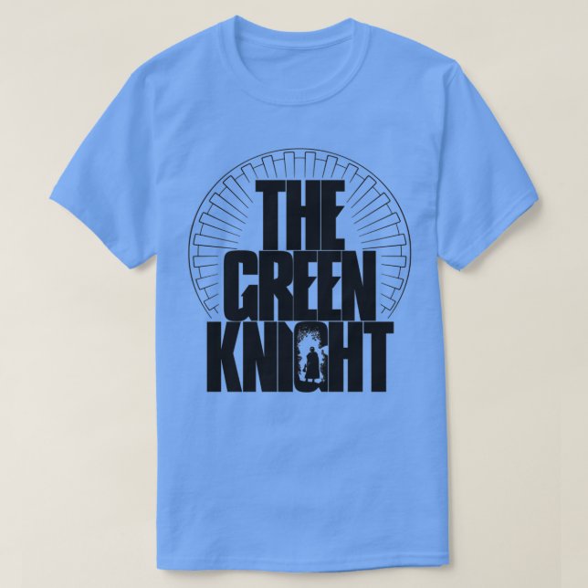 T-shirt Le Chevalier Vert noir (Design devant)