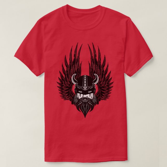 T-SHIRT LE CHEVALIER VIKING LE PLUS BRUT DE VALHALLA (Design devant)