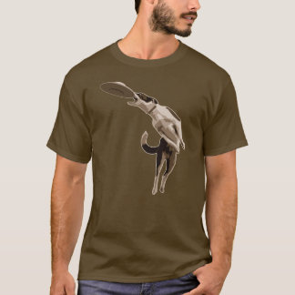 T-shirt Le chien attrape l'UFO