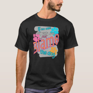 T-shirt Le chien blâme le chien