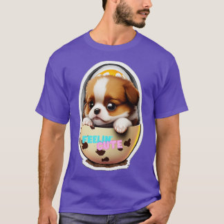 T-shirt Le chien dans l'oeuf