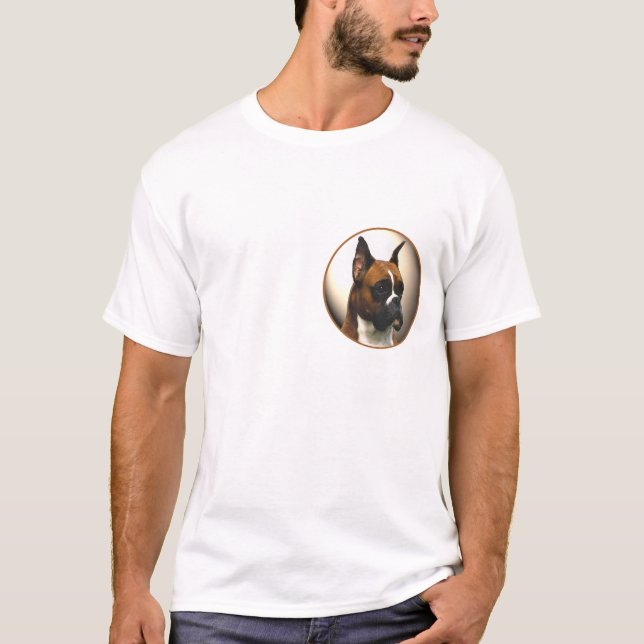 T-shirt Le chien de boxe (Devant)