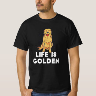T-shirt Le Chien De L'Abri D'Or - La Vie Est Dorée