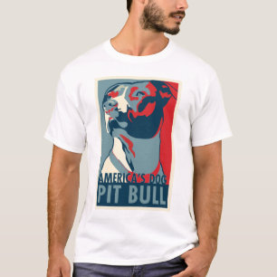 T-shirt Le chien de l'Amérique - PITBULL