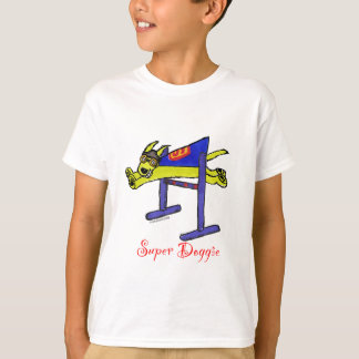 T-shirt Le chienchien superbe sautent