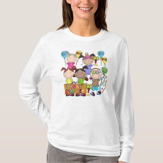 T-shirt Le chiffre de bâton badine 100 jours plus futé