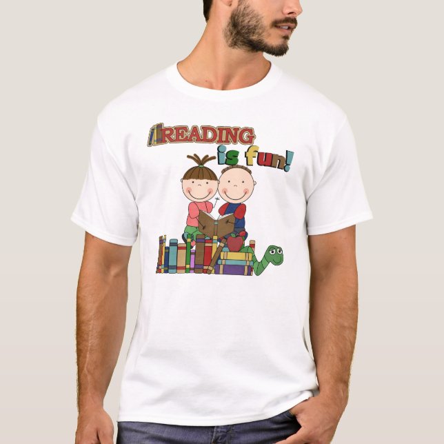T-shirt Le chiffre lecture de bâton d'enfants est (Devant)