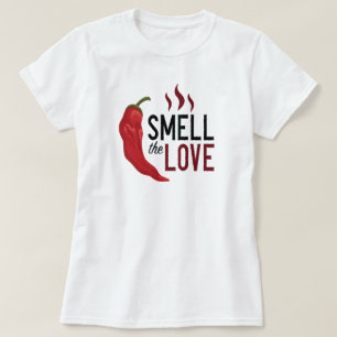 T-shirt Le Chili rouge sent l'amour