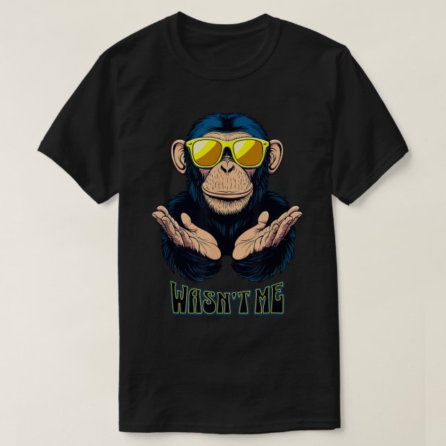 T-shirt Le Chimpanzé M'A Déchiré (Design devant)