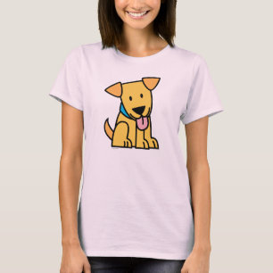 T-shirt Le chiot de labrador retriever reposent le chiot