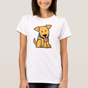 T-shirt Le chiot de labrador retriever reposent le chiot
