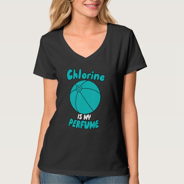 T-shirt Le Chlorine Est Mon Parfum (Devant)