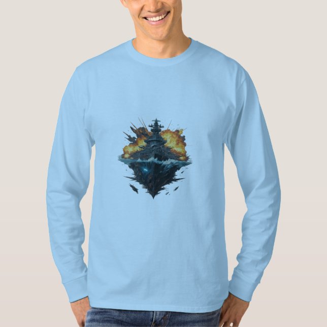 T-shirt Le choc des Titans : Des vengeurs en haute mer (Devant)