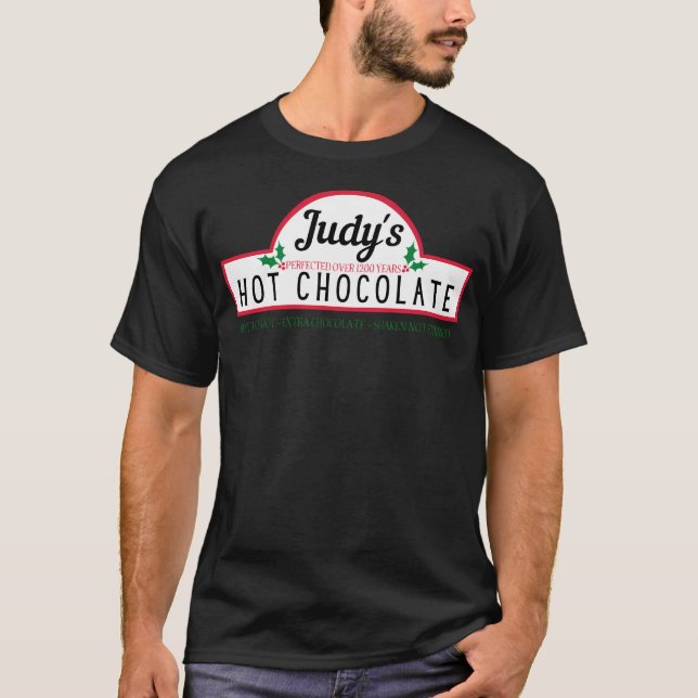 T-shirt Le Chocolat Chaud De Judy (Devant)