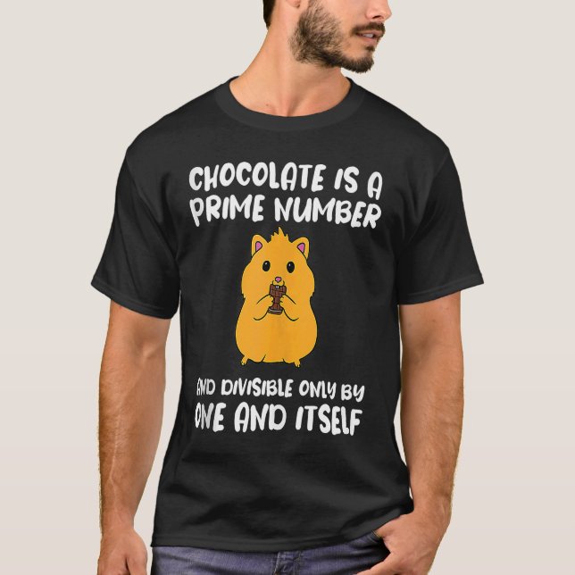 T-shirt Le Chocolat Est Le Numéro Premier (Devant)