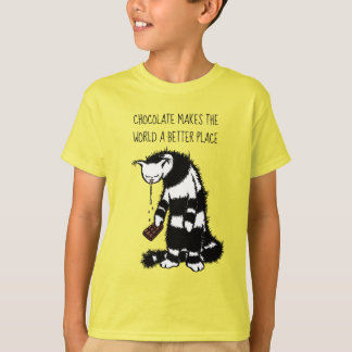 T-shirt Le chocolat fait du monde un endroit meilleur