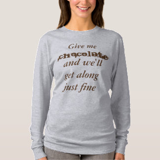 T-shirt Le chocolat subsistent