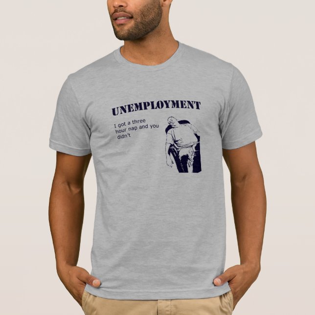 T-shirt Le chômage (Devant)