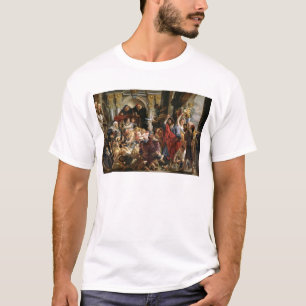 T-shirt Le Christ conduisant les négociants par le temple