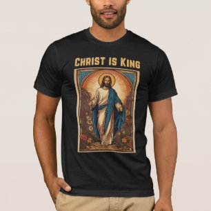 T-shirt Le Christ est le roi contre Annuler la culture