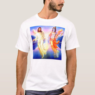 T-shirt Le Christ et Krishna