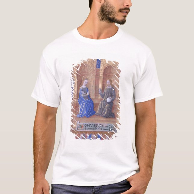 T-shirt Le Christ et Vierge Marie couronnée (Devant)