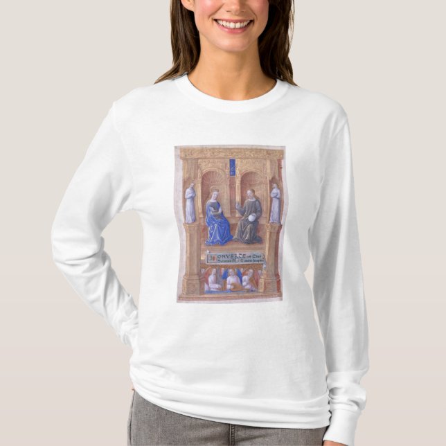 T-shirt Le Christ et Vierge Marie couronnée (Devant)
