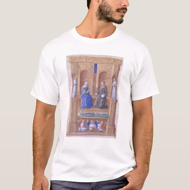 T-shirt Le Christ et Vierge Marie couronnée (Devant)