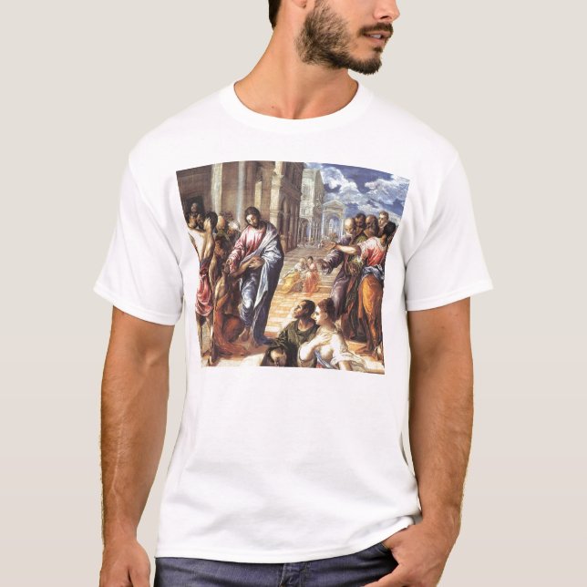 T-shirt Le "Christ guérissant le Blind (Devant)