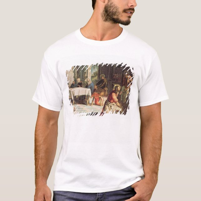 T-shirt Le Christ lavant les pieds des disciples 2 (Devant)