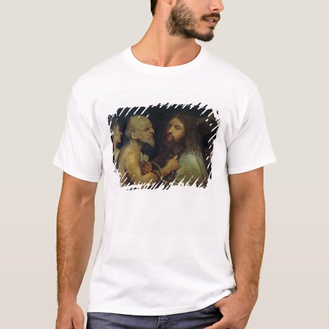T-shirt Le Christ portant la croix (Devant)