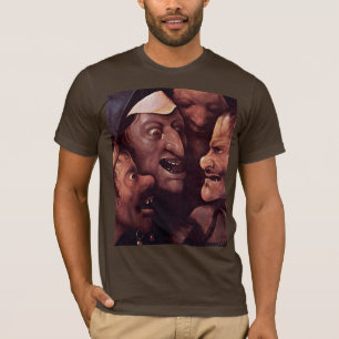 T-shirt Le Christ portant la croix.  Par Hieronymu Bosch