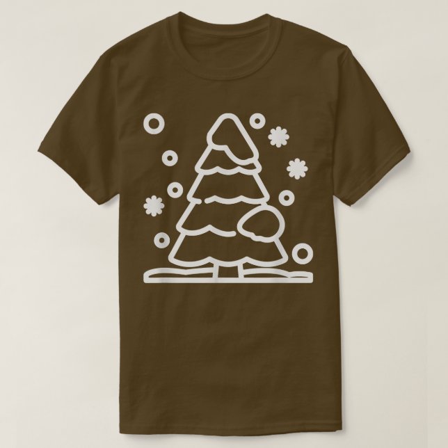 T-shirt Le Christ Snowflake (Design devant)
