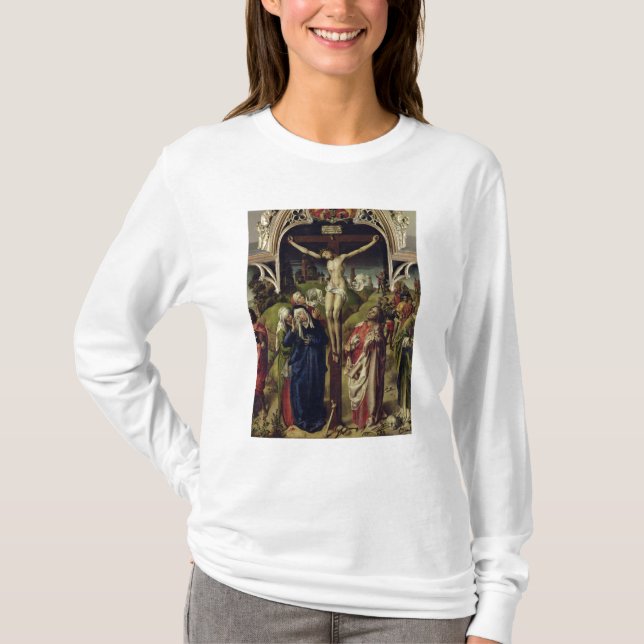 T-shirt Le Christ sur la croix, les femmes saintes (Devant)