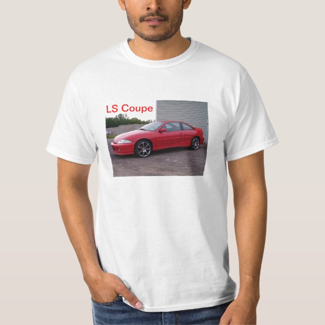 T-shirt Le chrome cavalier de coupé de sport de Chevy LS (Devant)
