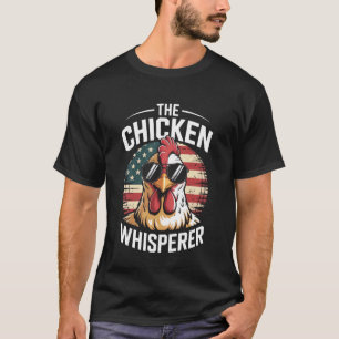 T-shirt Le Chuchoteur de Poulet Rétro Drôle Poulet Vintage