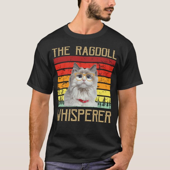T-shirt Le chuchoteur de Ragdoll   Chat (Devant)