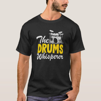 T-shirt Le Chuchoteur de Tambours Percussionniste Vintage