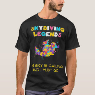 T-shirt Le ciel appelle et je dois aller sports aériens co