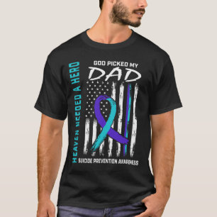 T-shirt Le Ciel Avait Besoin D'Un Héros Que Dieu A Pris Pa