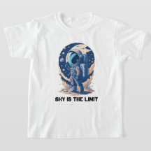 Le ciel est la limite avec l'astronaute