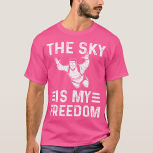 T-shirt Le Ciel Est Mon Aire De Jeu Parachutant Skydiving