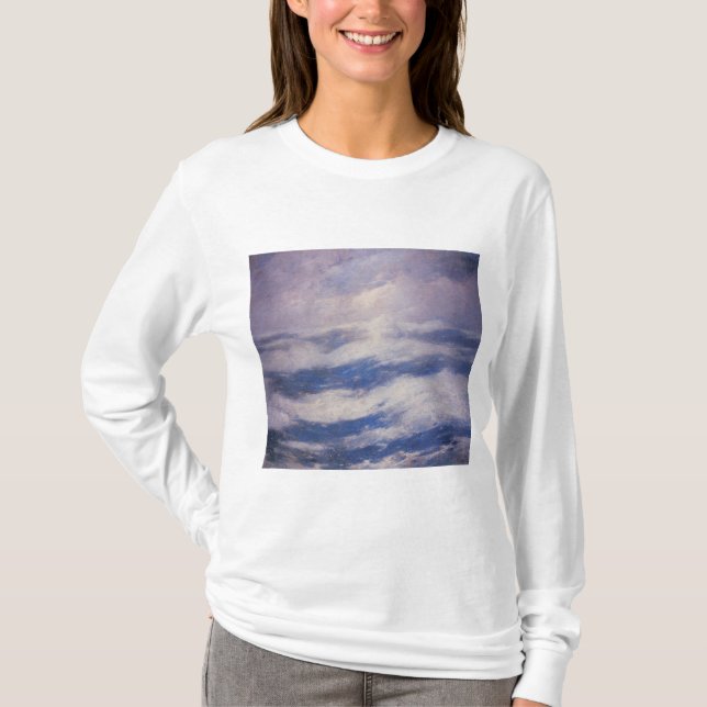 T-shirt Le ciel et l'océan (par Emil Carlsen) (Devant)
