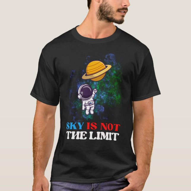 T-shirt Le Ciel N'Est Pas La Limite (Devant)